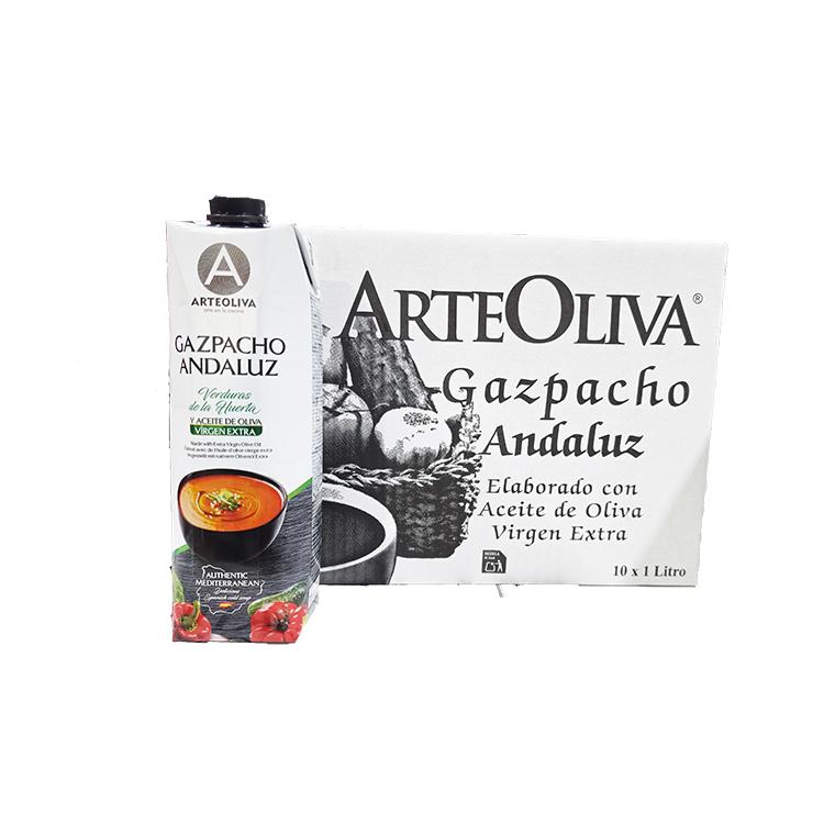 Gazpacho Andaluz virgen extra Arteoliva 1 L  3 unidades
