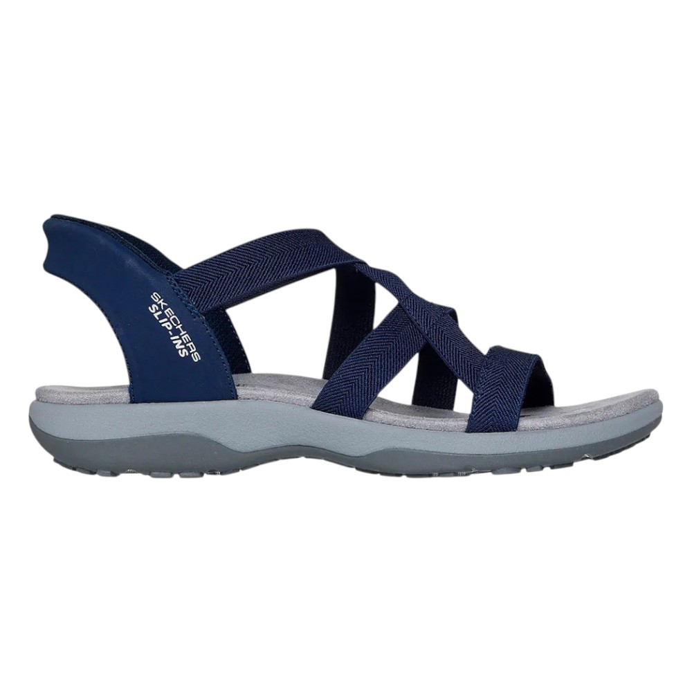 Sandalias Skechers Go Walk Flex Sandal Glimmer Up Azul Marino 141489-Nvy Sandalas Comodas Mujer