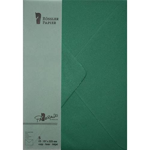 Sobre c5 paperado 5 unidades verde acebo
