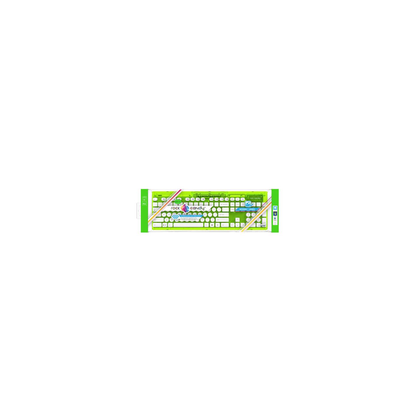 Teclado Wireless Rock Candy Verde Lima PC Mac  PC