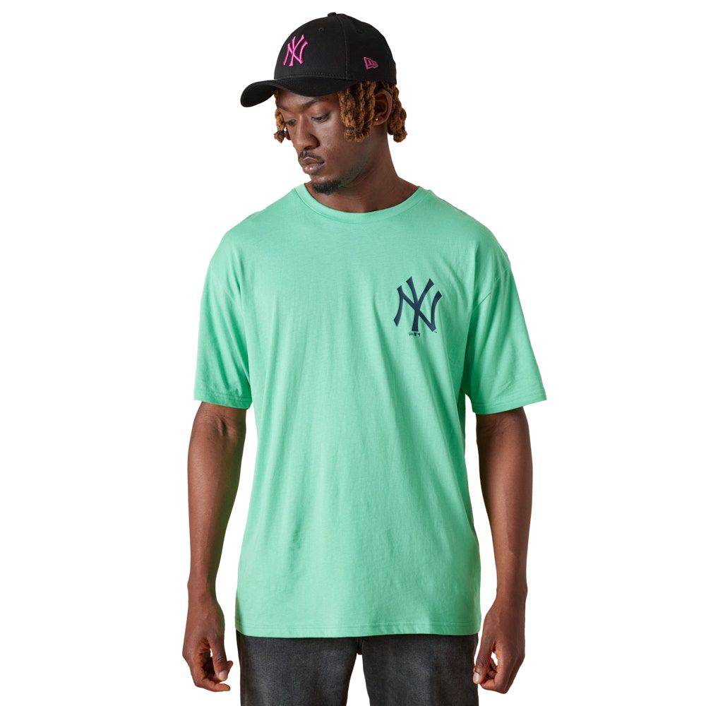 Camiseta New Era New York Yankees MLB League Essential Oversized Azul