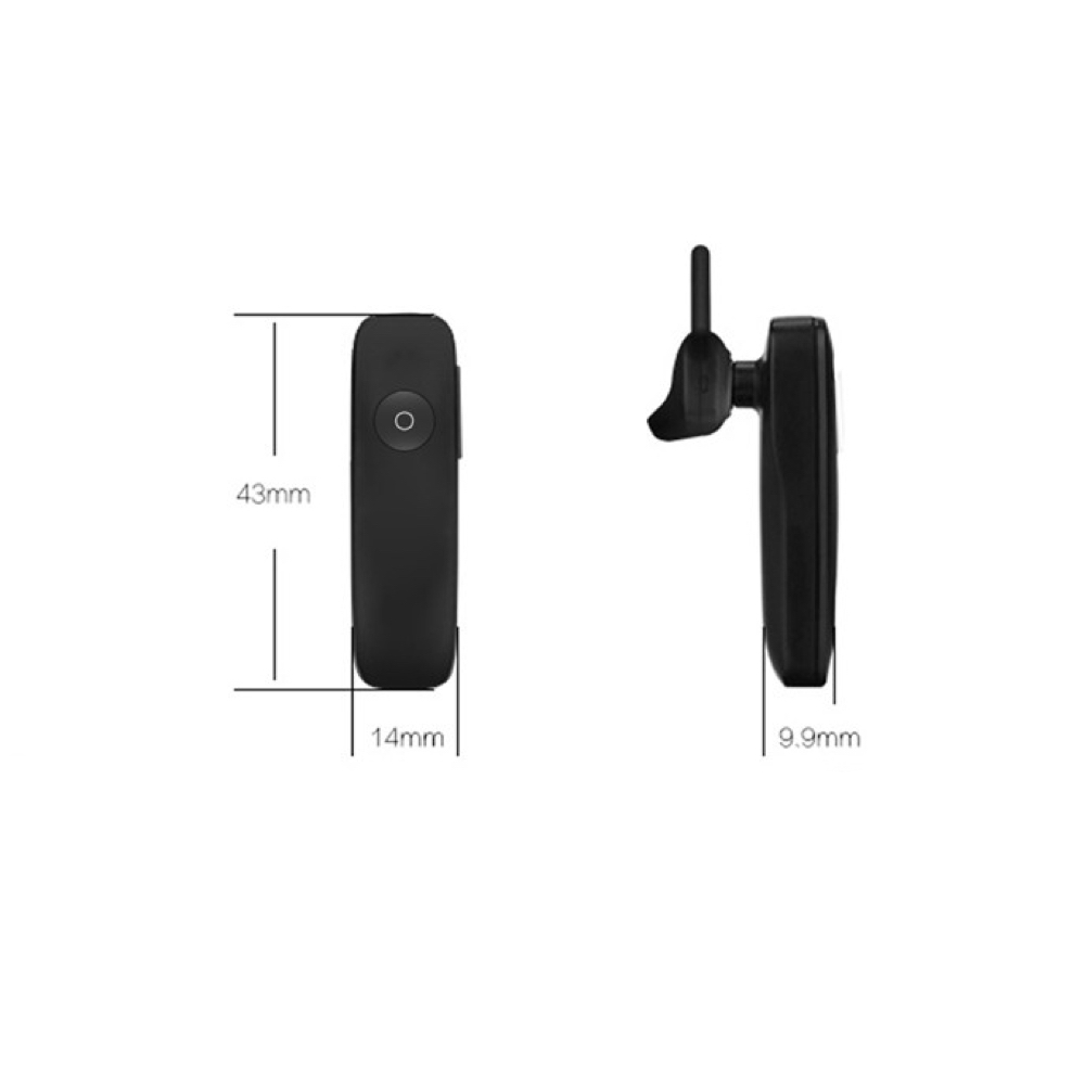 Bluetooth Earphone Calls On Mobile Phones, White Or Black, Hands-free For Car, Office, Work_voghion.com