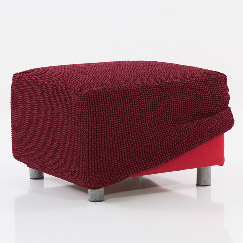 MAXIFUNDAS FUNDAS DE SOFA & CHAISE LONGUE - Funda de Puff Relive Elástica