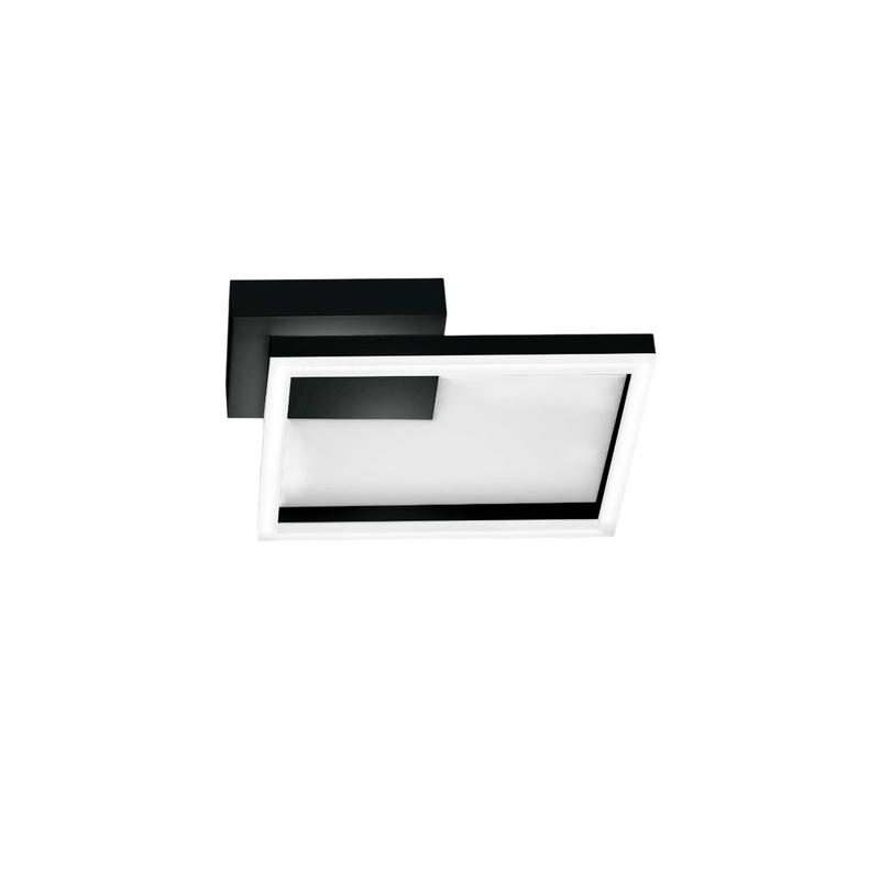 Lámpara de techo LED BARD moderna 22W Negro 3394-21-101 Fabas Luce