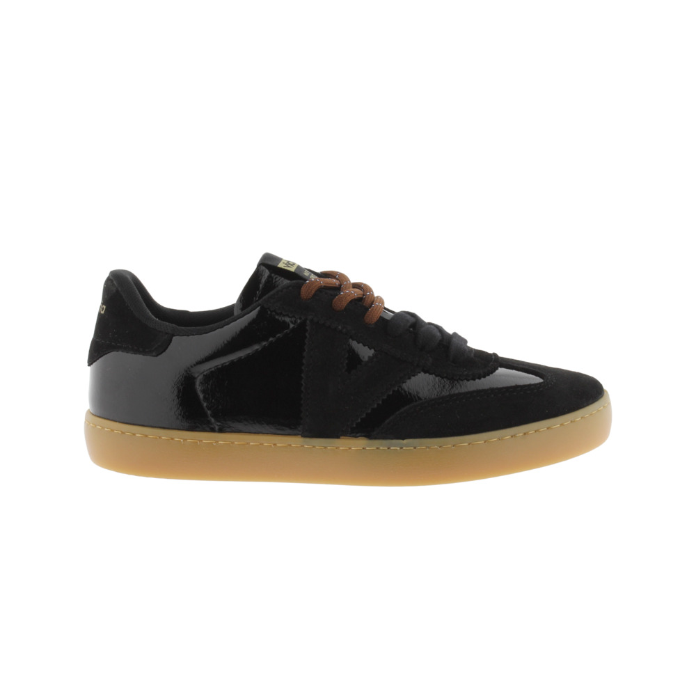 Victoria Berlín Ciclista Zapatillas de charol con piezas de serraje al tono y suela caramelo 1126243