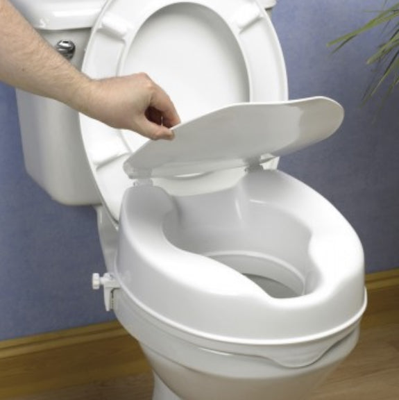 OrtoPrime Elevador WC Adultos con Reposabrazos Acolchados - Alzador con  Patas Regulables en Altura - Silla Medida Universal - Alza wc Baño Adaptado