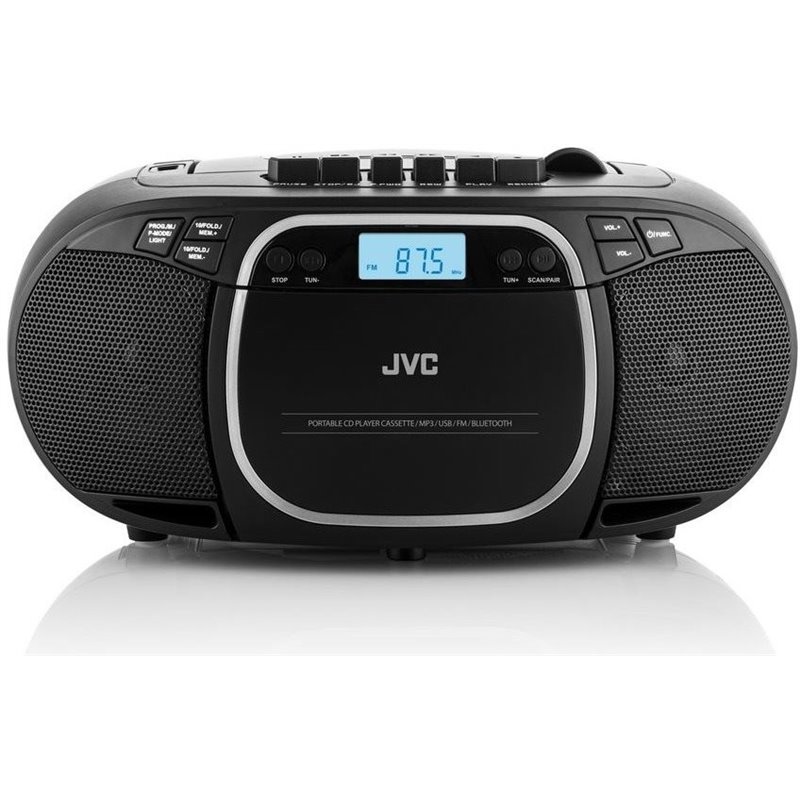 Reproductor radio JVC RC-E451B Boombox negro