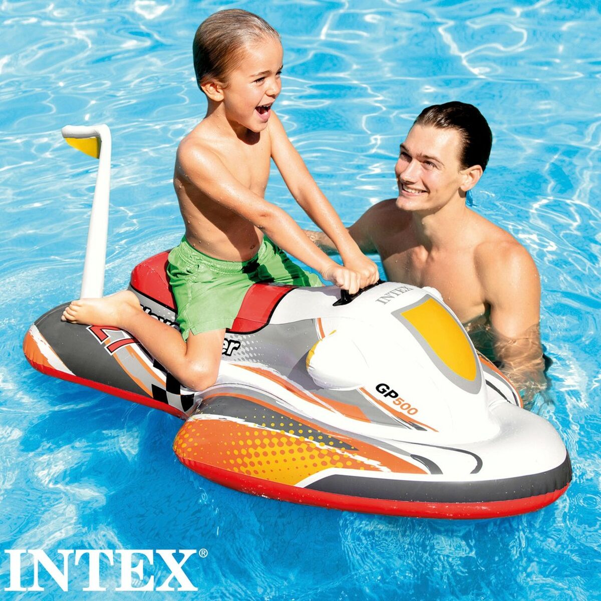 Figura Hinchable para Piscina Intex Wave Rider Moto acuática de juguete 117  x 58 x 77 cm