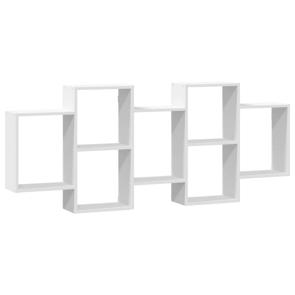 vidaXL Estantería de pared madera de ingeniería 159x18x65 cm Multicolor