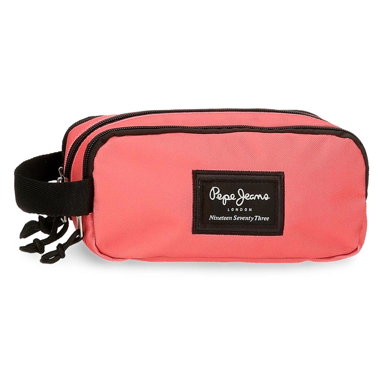 Estuche triple compartimento cierre cremallera Pepe Jeans Aris Colorful