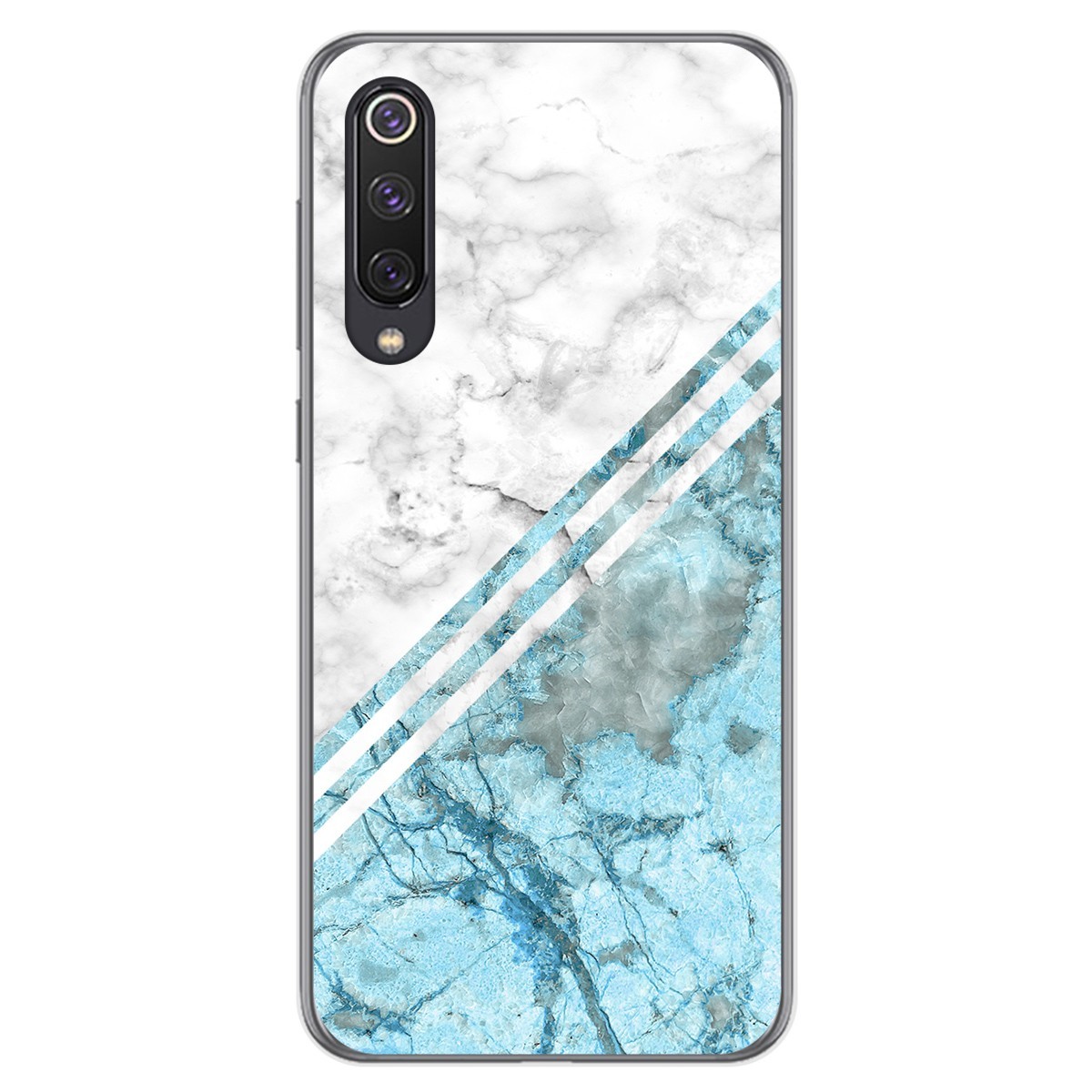 Tumundosmartphone Funda Gel Tpu para Xiaomi Mi 9 SE diseño Mármol 02 Dibujos