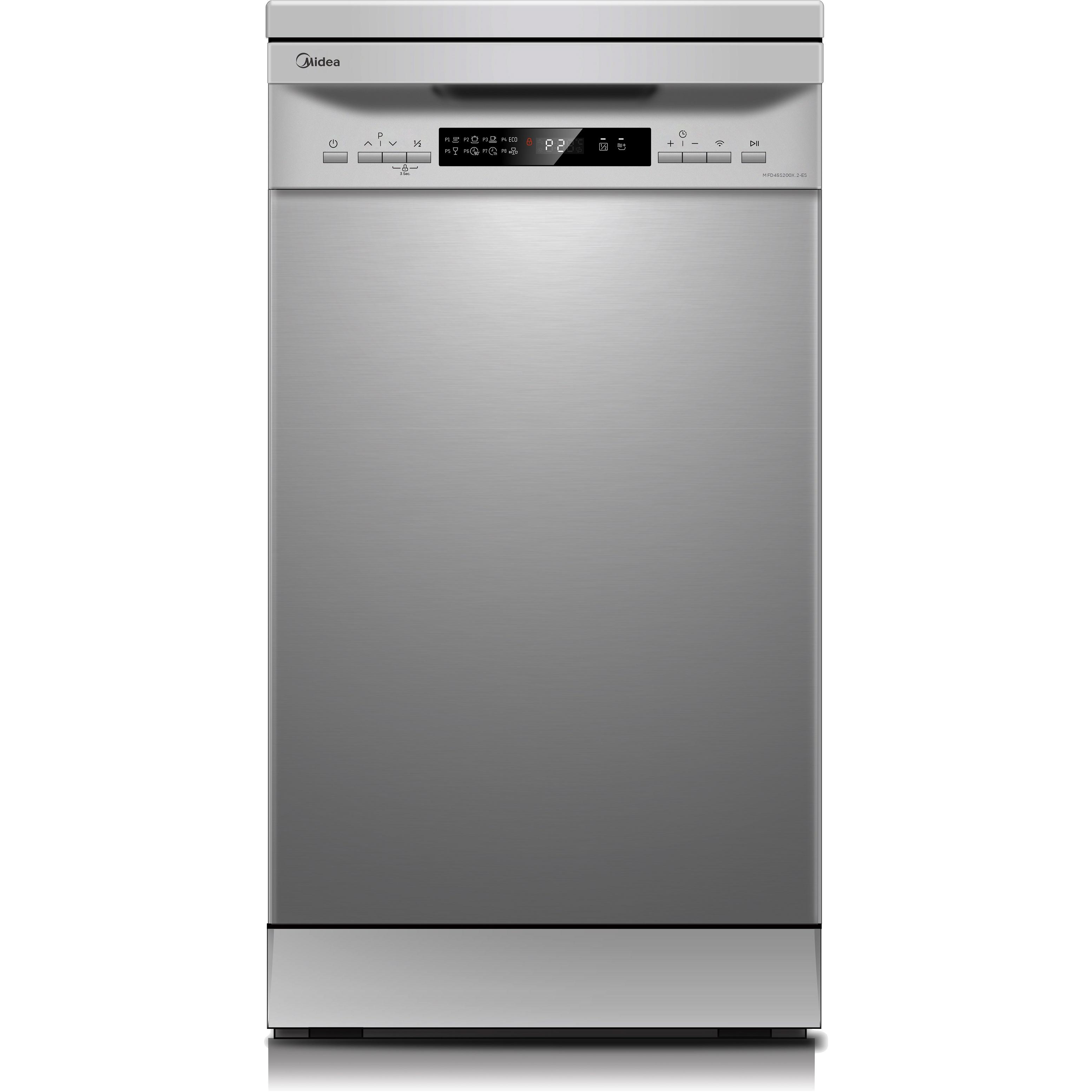 Midea MFD45S200X.2-ES Lavavajillas Libre colocacion Inox