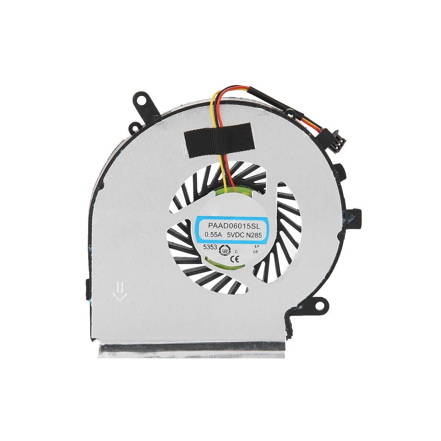 VENTILADOR CPU PARA PORTÁTIL MSI GE62 GE72 GL62 GL72 PE60 PE70 PAAD06015SL N285 3 PINES