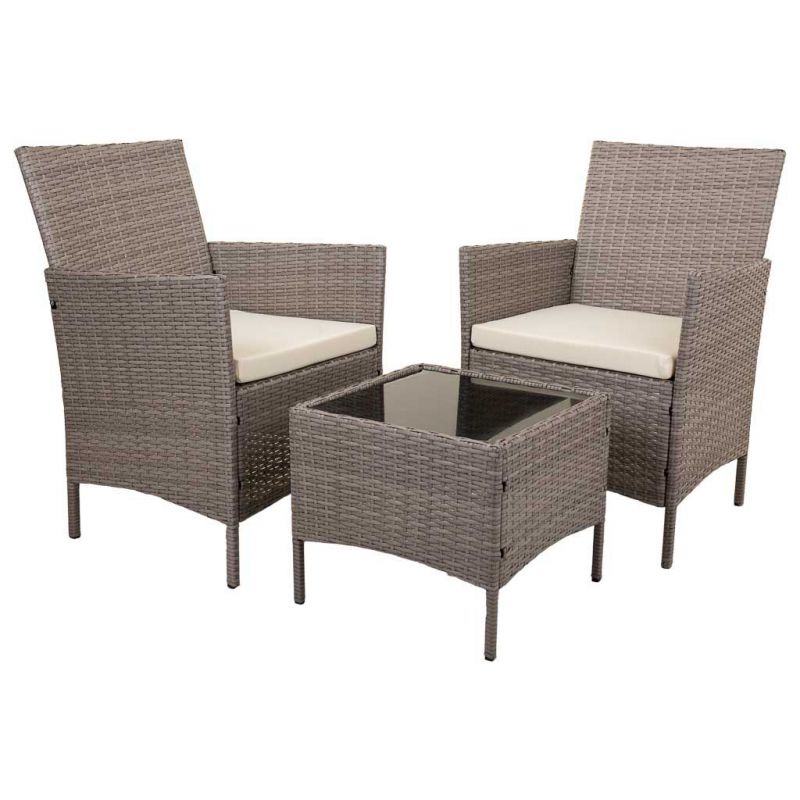 Kit Conjunto De Mesa Y 2 Sillones 59x68x83cm, El mejor complemento para tu hogar