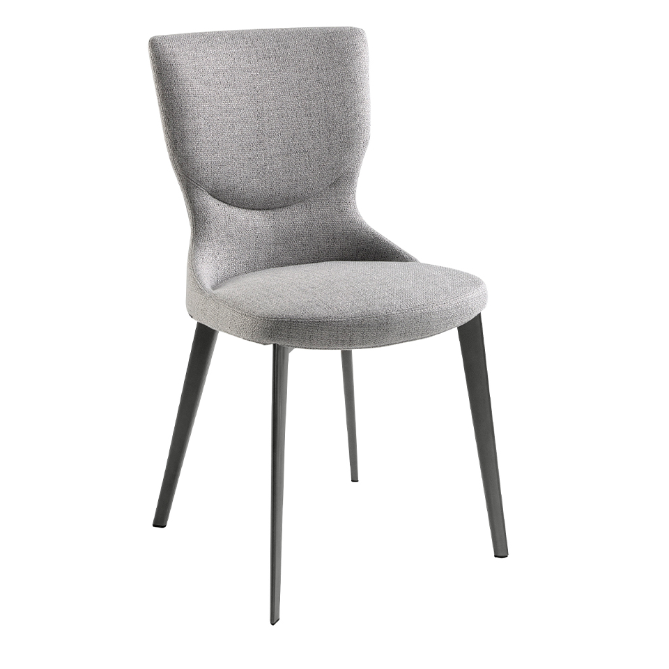 ANGEL CERDÁ 4131C Silla tela gris , Gris , Tela , 45 x 57 x 84