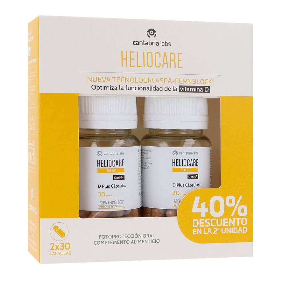 Cantabria Heliocare 360º D Plus 30 Cápsulas Duplo