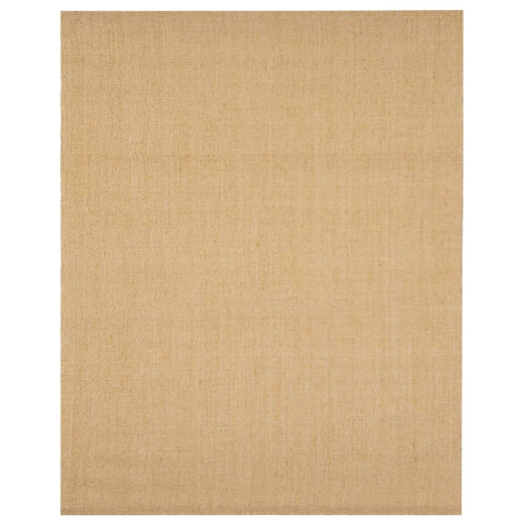 vidaXL Alfombra de sisal natural 80x100 cm Alfombras de área  Alfombra de Piso para Sala de Estar Dormitorio Habitación Salón