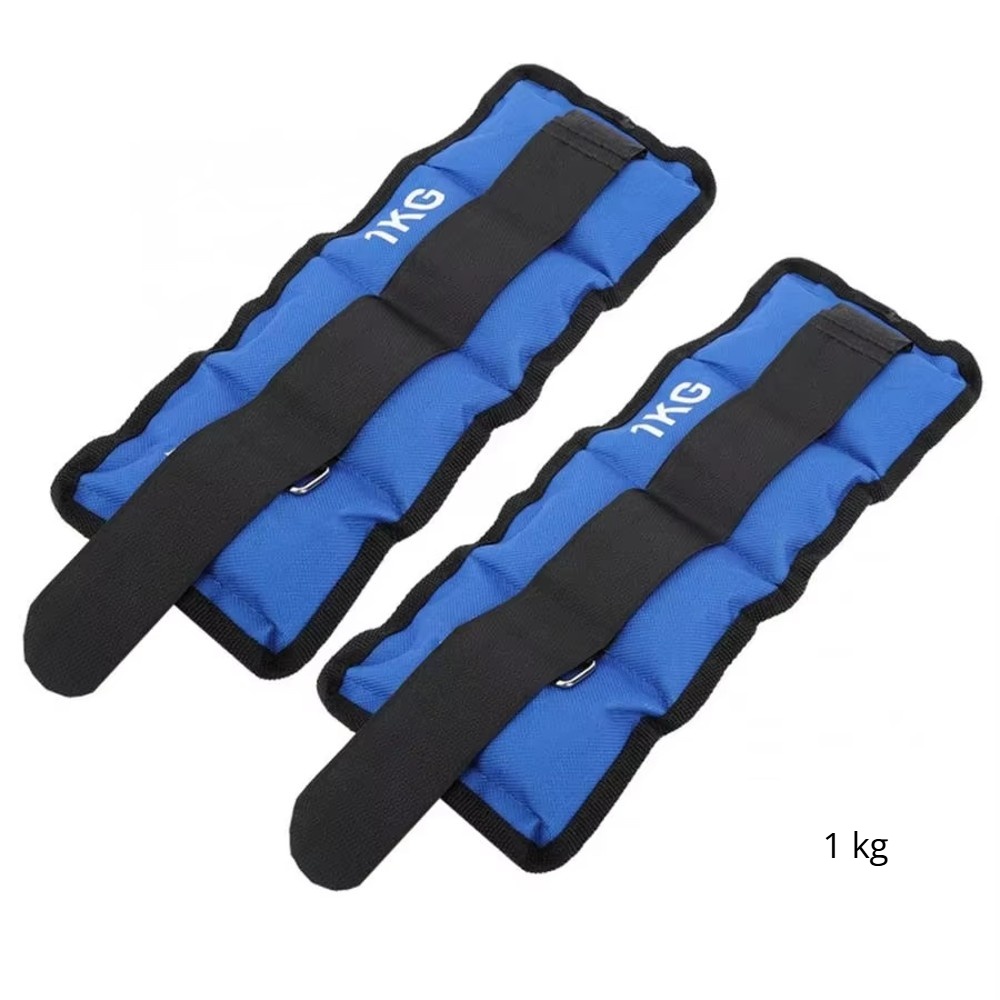 Maxia Market - Pesas Para Tobillos y Muñecas de 1 a 5 Kilos, Lastres Doble Correa Ajustables, para Fitness Ejercicio Gimnasio Entrenamiento, Pesas Tobilleras Multifuncional