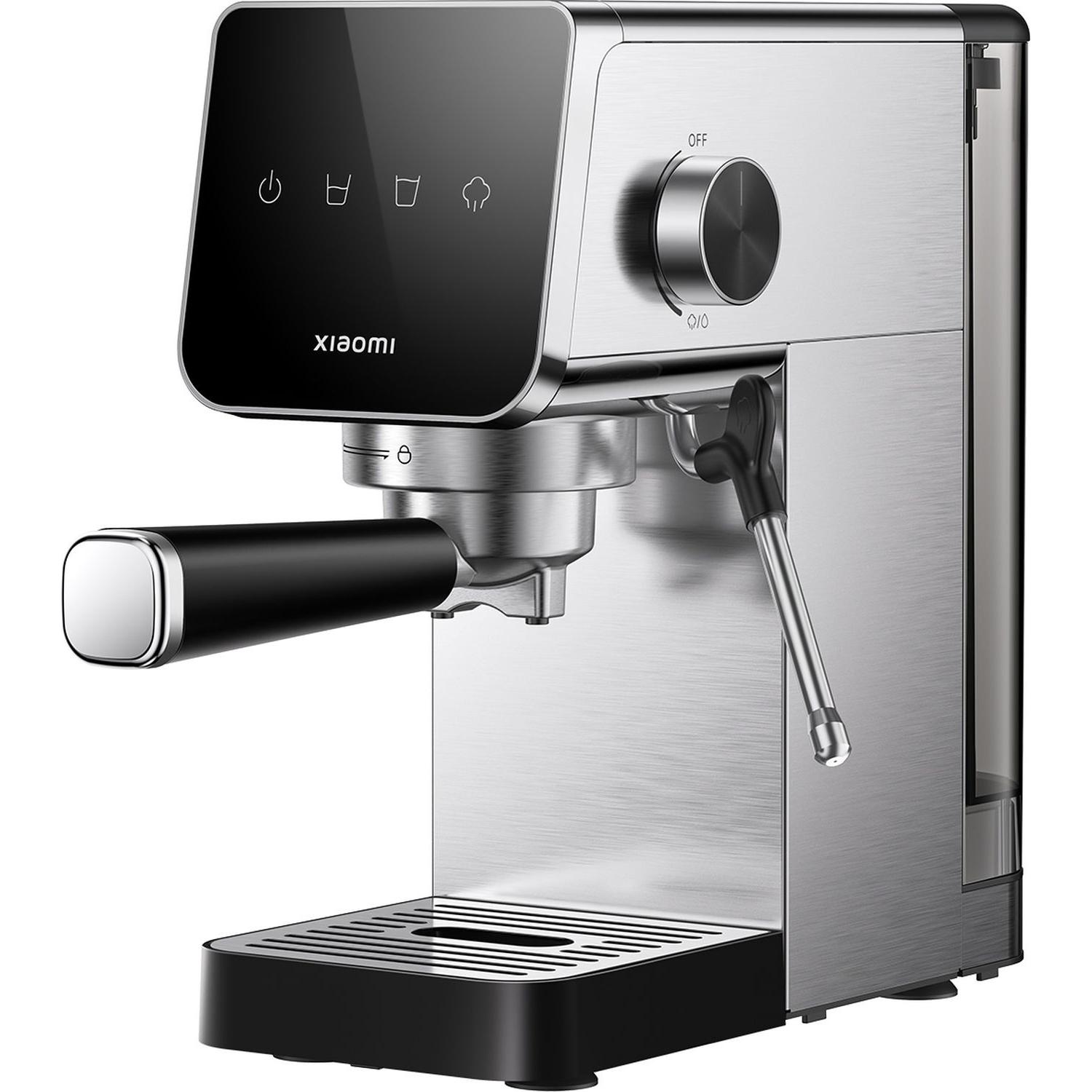 Cafetera Xiaomi Espresso | Presión de la bomba: 20 bares | Espumador de leche integrado | Semiautomática | 1350 W | Plateada/Negra