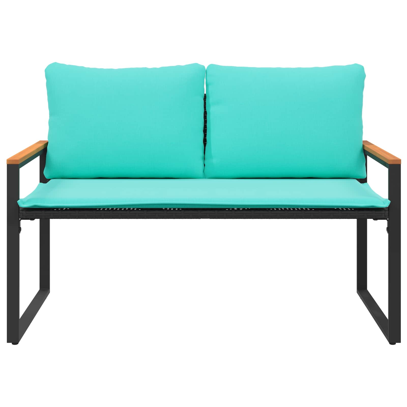 vidaXL Banco con cojín 115 x 65 x 72 cm Ratán