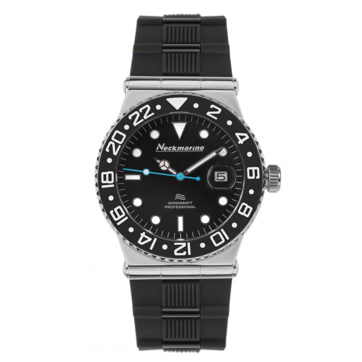 Reloj automático de acero para mujer de color negro  - Neckmarine – NKM21132L02