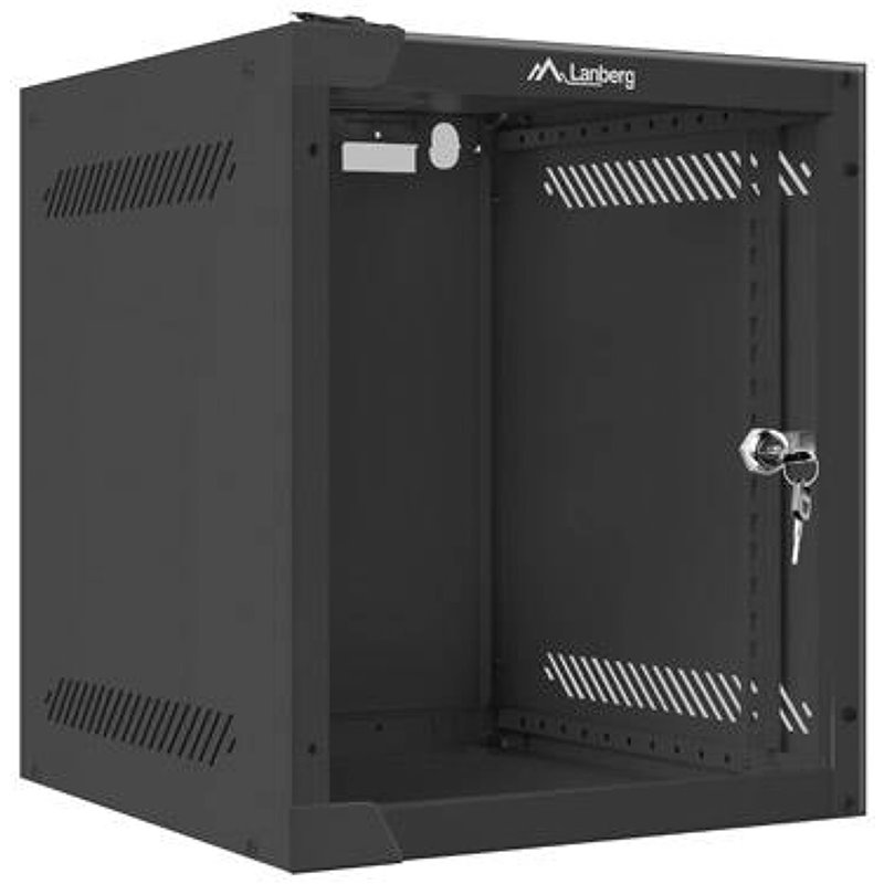 Lanberg WALL-MOUNTED Armario rack 10" 6U (280X310, BLACK)
