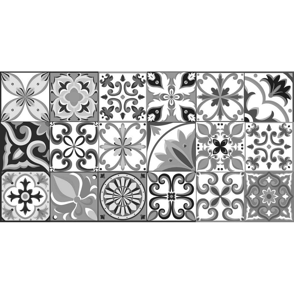 Vilber, Alfombra Vinilo, Baldosas, Azulejos, Pasillo, Cocina, Salón. 10 tamaños y 2 colores diferentes. COIMBRA.2805