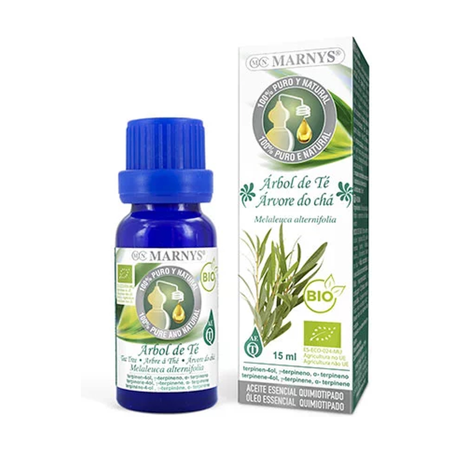 Aceite esencial alimentario de arbol de te 15 ml de aceite esencial  MARNYS®