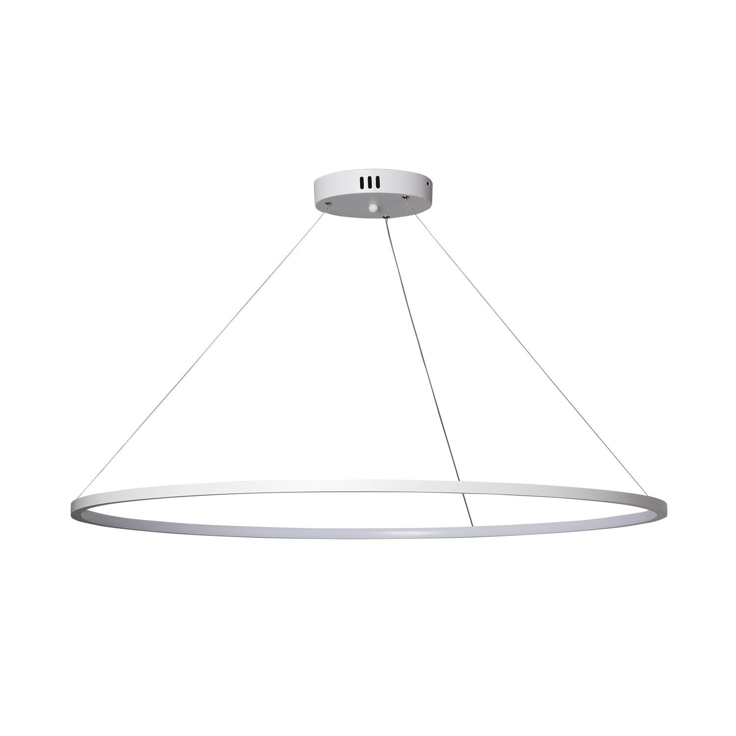 Ledkia Lámpara Colgante LED 28W Metal CCT Seleccionable Big Ivalo Ø 1 Metro Blanco
