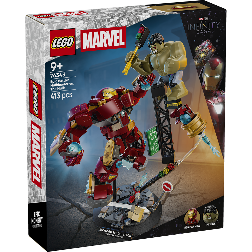 LEGO MARVEL - BATALLA LEGENDARIA: HULKBUSTER VS HULK, 76343, TIENDA CON LICENCIA OFICIAL, ENVIO 24-48H PENÍNSULA, JUGUETES, LADRILLOS, BRICKS, PIEZAS, BLOQUES, 100% ORIGINAL