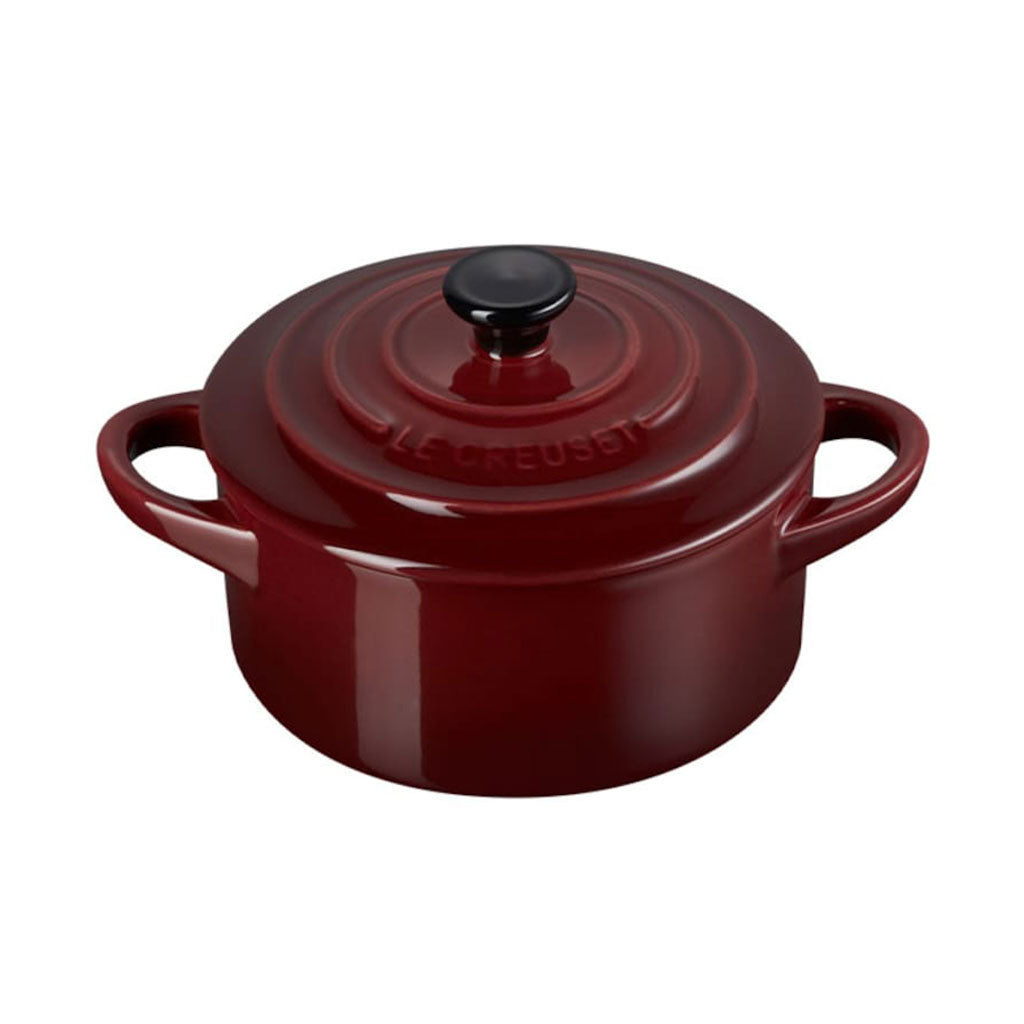 Mini-Cocottes Cerámicas Le Creuset para Cocinar y Servir, 250 ml, Aptas para Horno, Microondas y Congelador