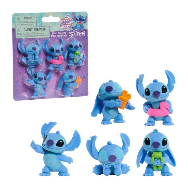 BLISTER 5 MINI FIGURAS STITCH 46267 JUST PLAY