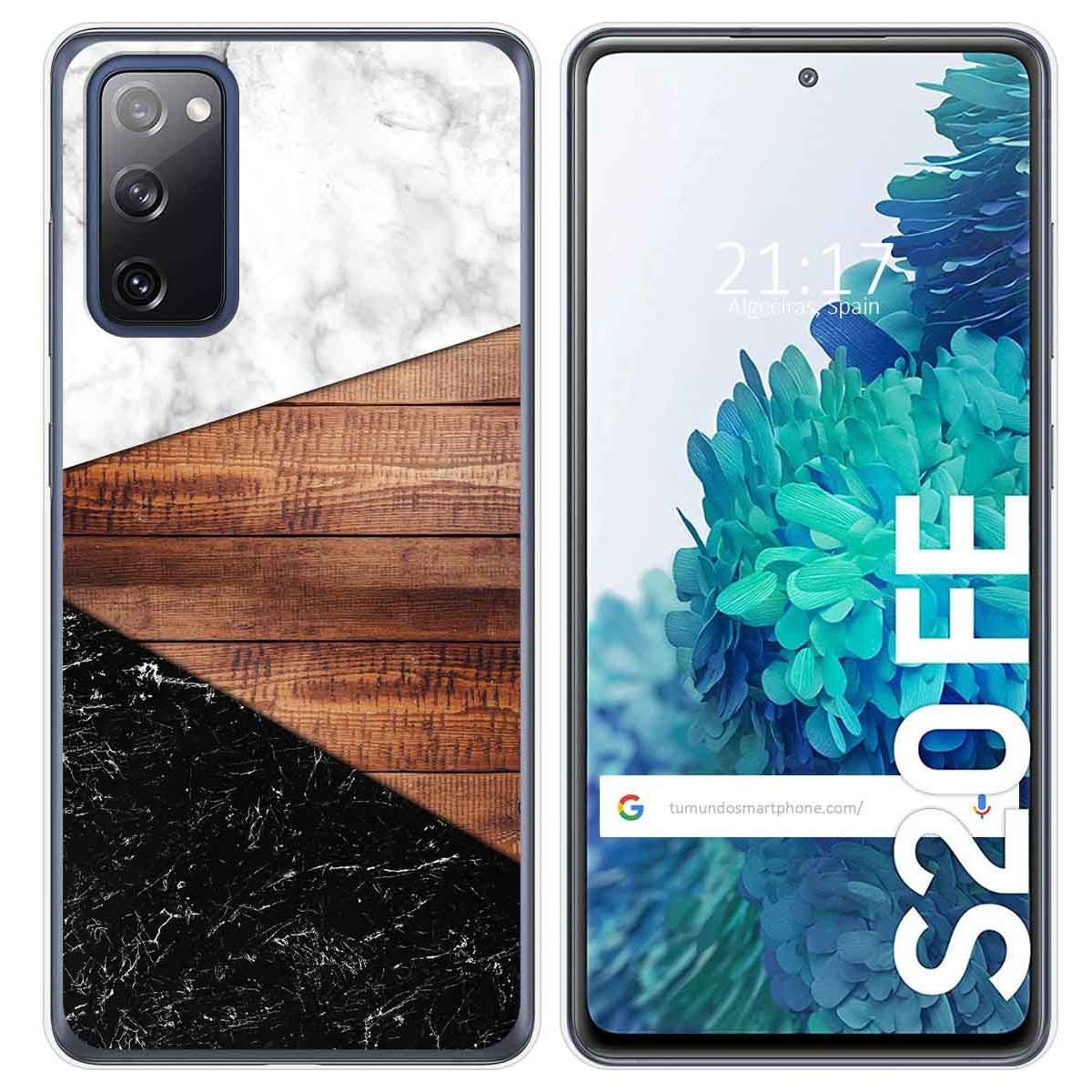 Tumundosmartphone Funda Gel Tpu para Samsung Galaxy S20 FE diseño Mármol 11 Dibujos