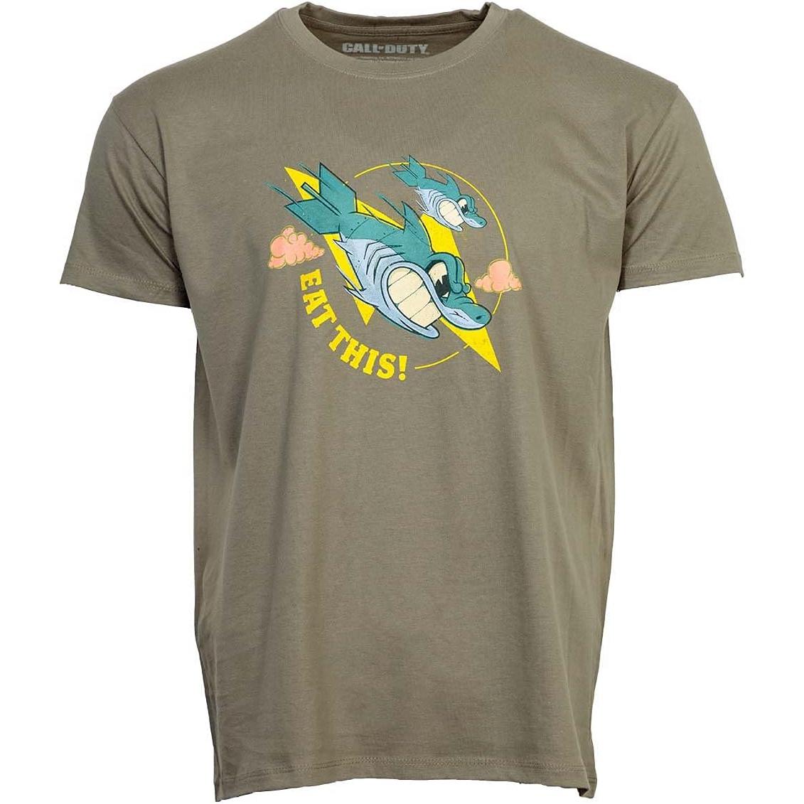 Call of dutty vanguard shark khaki m t-shirt