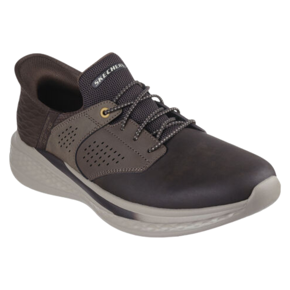 Deportivos Skechers Skechers Slip-Ins Rf: Slade - Macklin Para Hombre, Color Marrón
