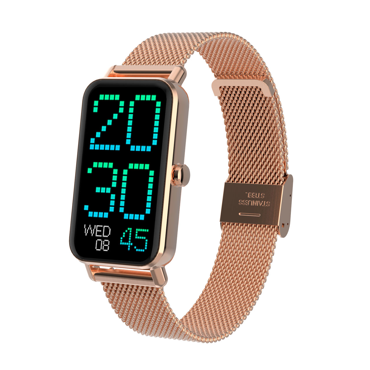 Swiss+go Lyss Smartwatch | Bluetooth 5.3 - Pantalla Táctil - Control FC y Spo2 - Batería 160mah