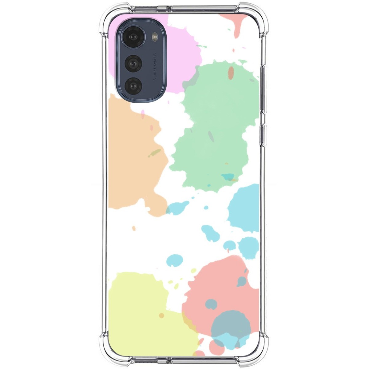 Funda Silicona Antigolpes para Motorola Moto E32 4G diseño Acuarela 05 Dibujos
