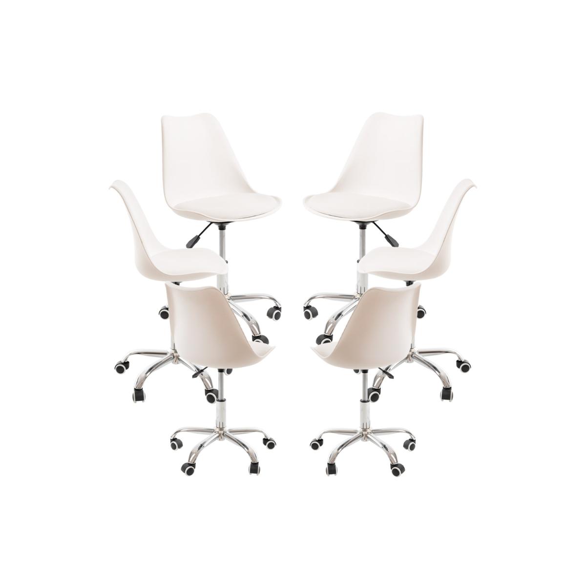 Regalos Miguel - Packs Sillas - Pack 6 Sillas Neo - Blanco