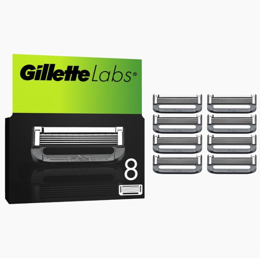 GilletteLabs Pack: 8 Cuchillas de Recambio