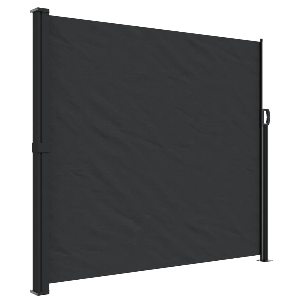 vidaXL Toldo lateral retráctil 180x300 cm Color Negro, Crema, Azul