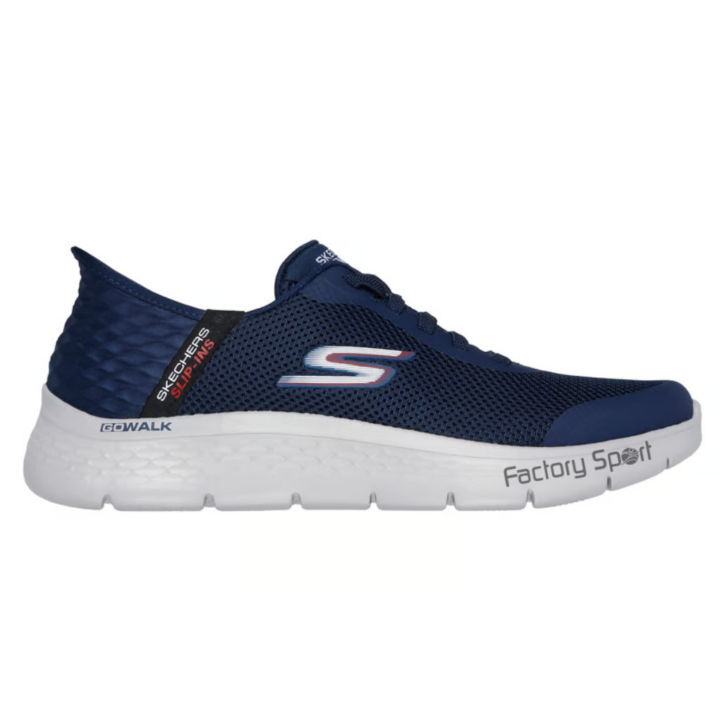 SKECHERS GO WALK FLEX HANDS UP SLIP INS MARINO/GRIS PARA HOMBRE