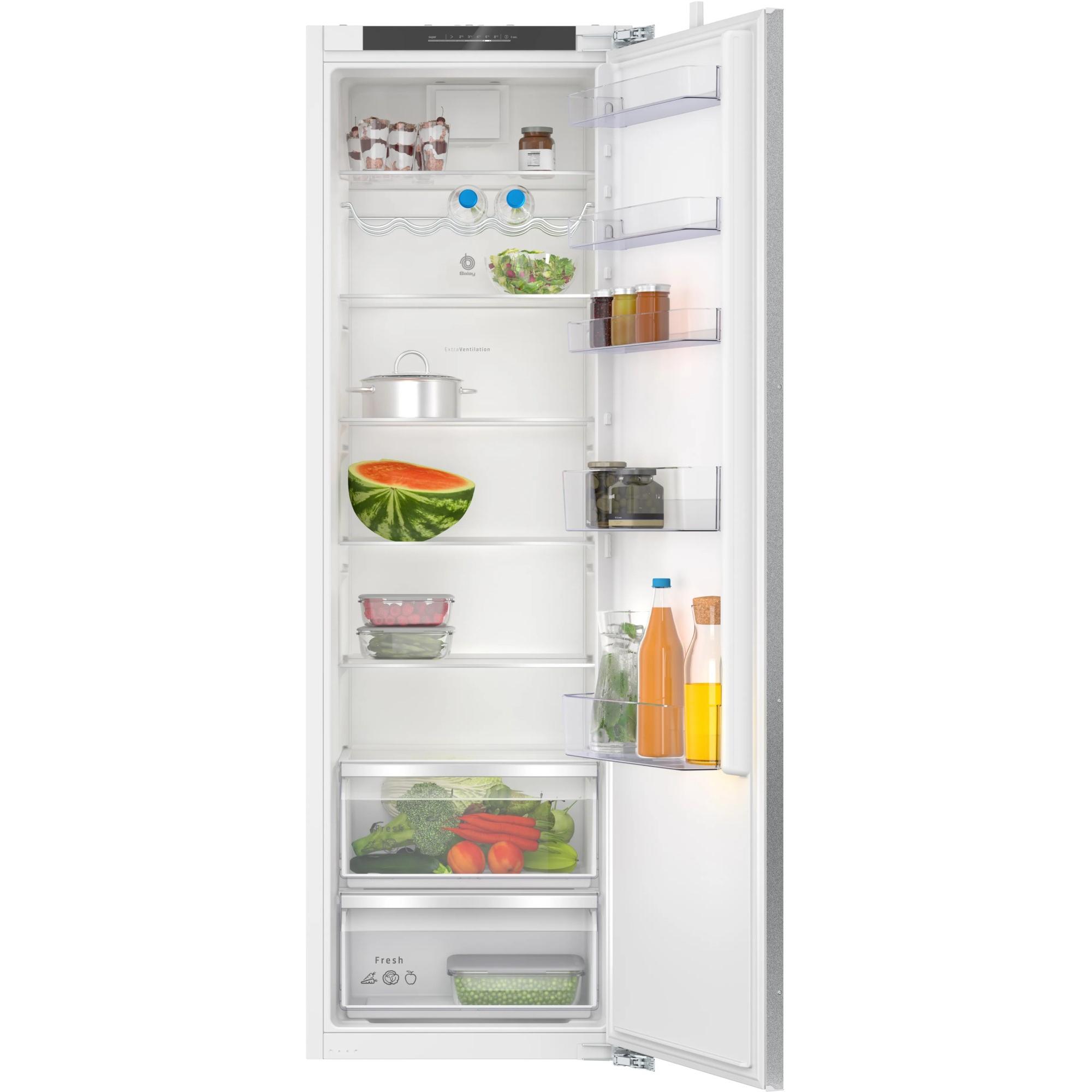 Frigorífico 1 Puerta No Frost Integrable BALAY 3FIE734S 310L Clase E Alto 177cm x 54cm Blanco