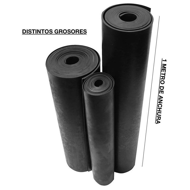 IBEROGARDEN Rollo De Plancha De Goma Sbr,Espesor 1 Mm ALTA RESITENCIA
