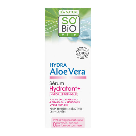 Sérum Hidratante + Piel Sensible 30 ml So'Bio
