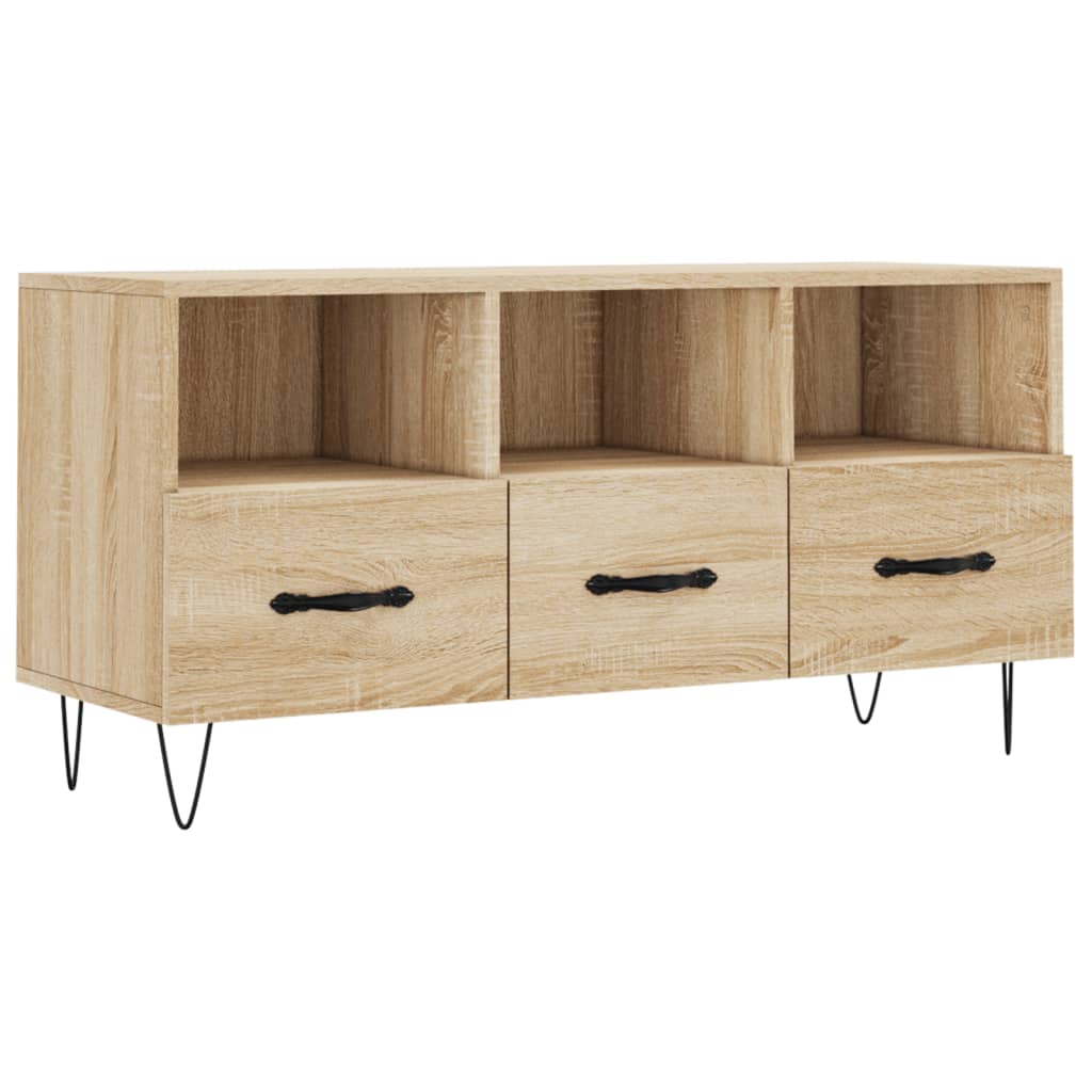 vidaXL Mueble de TV madera de ingeniería 102x36x50 cm, Mueble de Salon, Mueble TV, Mueble TV salon, Mesa de TV, Mueble tele