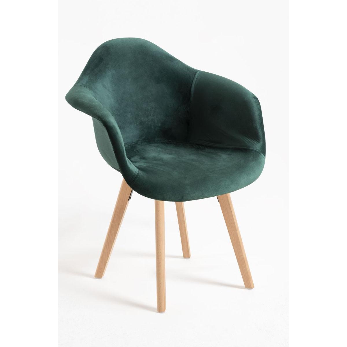 Regalos Miguel - Sillas Comedor - Silla Belu Terciopelo - Verde