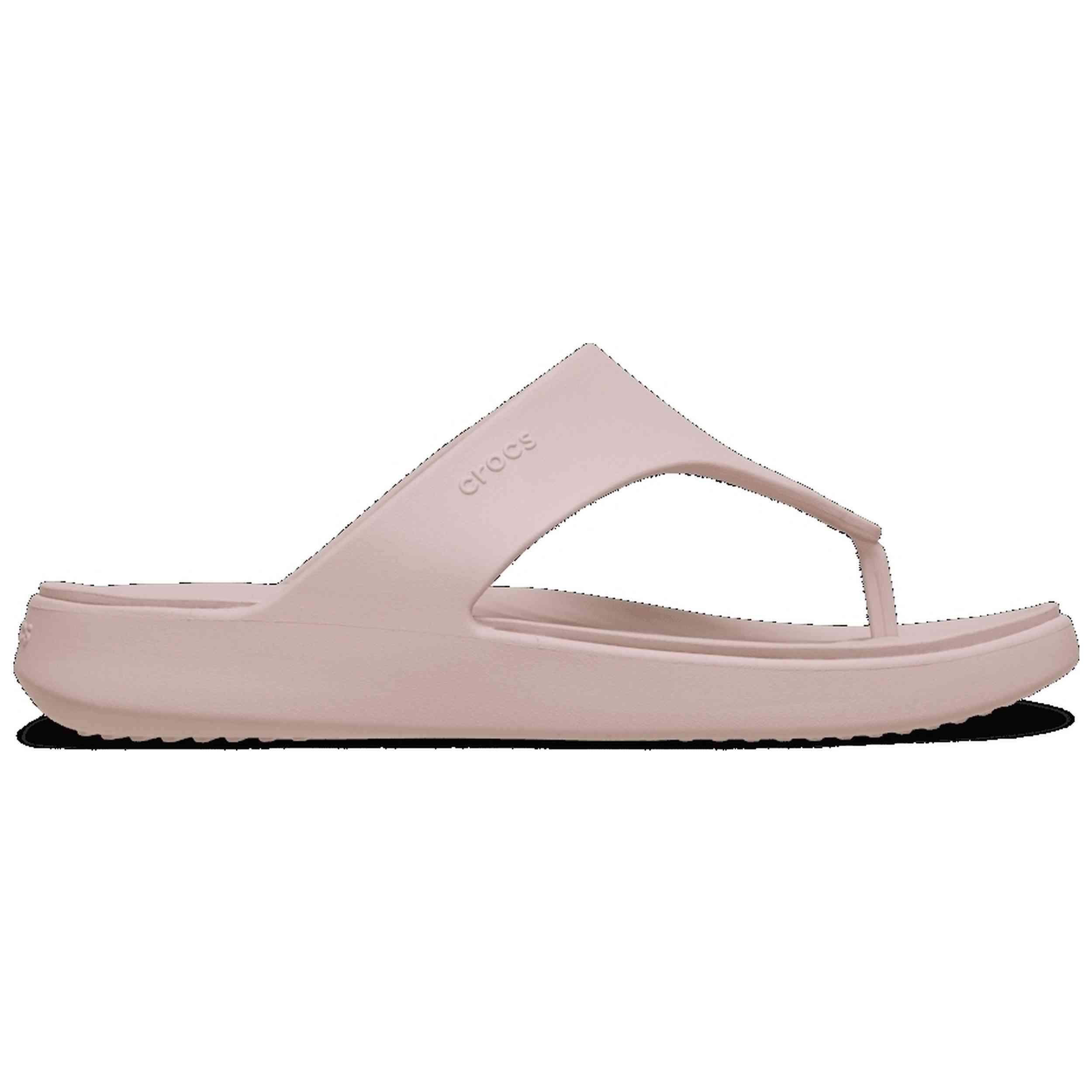 Sandalias Crocs modelo Getaway Triangle Flip W en color Rosa
