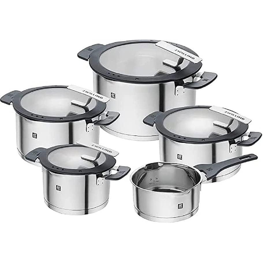ZWILLING SIMPLIFY 66870-005-0 Juego de ollas Acero inoxidable 5 uds. ININXIDABLE Arce, Plata Negro