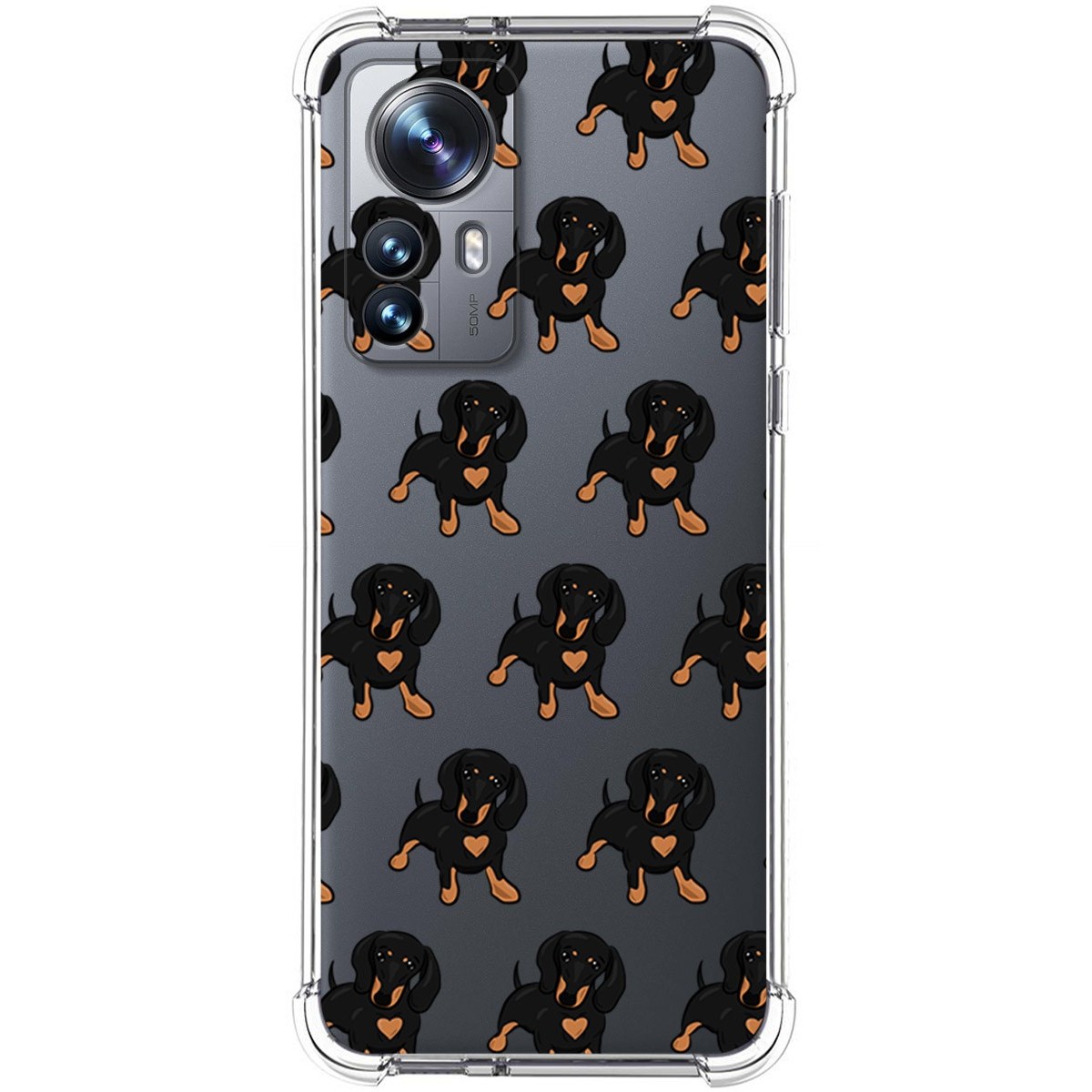 Funda Silicona Antigolpes para Xiaomi 12 Pro 5G diseño Perros 10 Dibujos