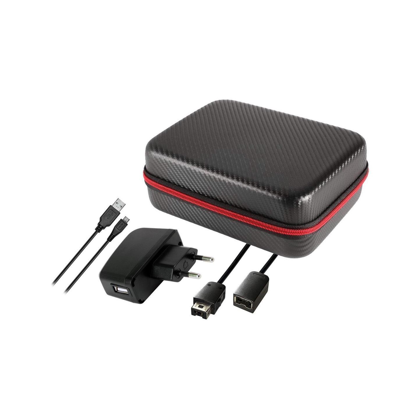 Ardistel Starter Pack Super Nes Mini - Maletín de Transporte, Cargador de Corriente USB y Cable de Extensión para Mando